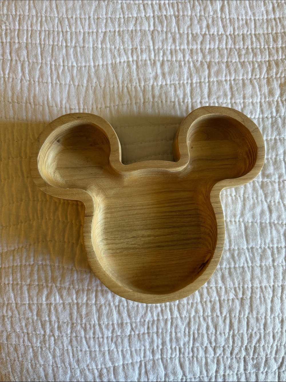 Small Wood Mickey Tray